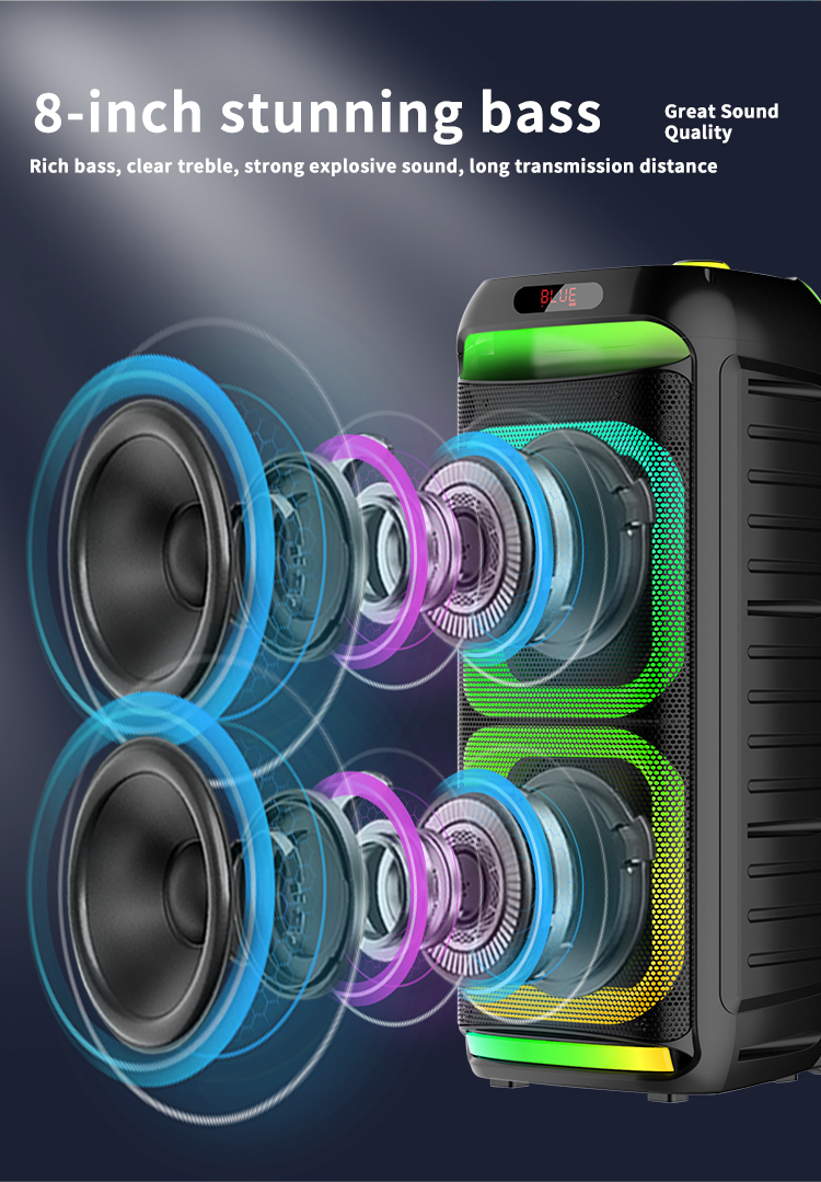 speakers for a house party, best speakers for outdoor party, party speakers with lights